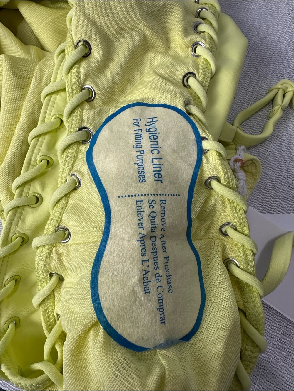 NWT Good American Yellow One Piece 5X - Picture 10 of 11